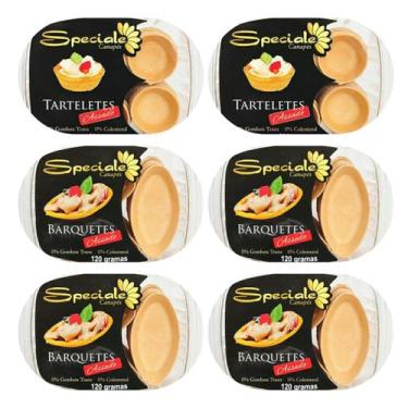Imagem de Kit Barquetes e Tartelete Canapes P/Rechear 240 Und. - Speciale