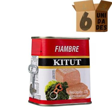 Imagem de Kit 6 Kitut Fiambre Bovino Enlatado 320g