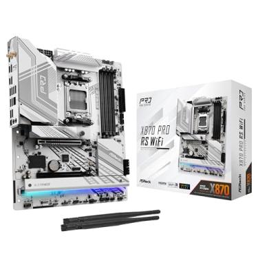 Imagem de ASRock Placa mãe X870 Pro RS WiFi AMD Ryzen Socket AM5 ATX USB4 DDR5 8000 MHz 256 GB SATA3 6,0 Gb/s