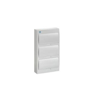Imagem de Quadro de distribuição pvc sobrepor branco 36 disjuntores weg