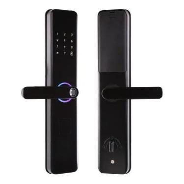 Imagem de Fechadura Eletrônica Biométrica Com Senha E Cartão - Sicher