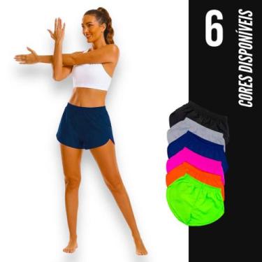 Imagem de Short TACTEL feminino com bolsos Corrida Academia Yoga Praia Verão 661