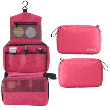 Imagem de Necessaire Impermeável COm Cabide 50244 - Mana Om By Ello, Rosa