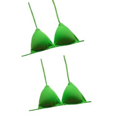 Imagem de Kit com 2 Biquíni cortininha avulso com bojo top Parte de cima do biqu