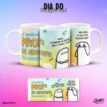 Imagem de Caneca flork dia dos professores professora de geografia - LiveSub