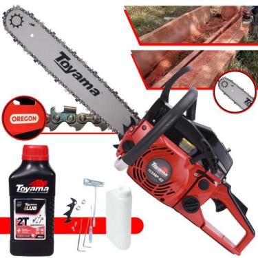 Imagem de Motosserra Toyama TCS58F-G2 Á Gasolina 2T 55cc 3,2HP 13.500RPM Sabre 2