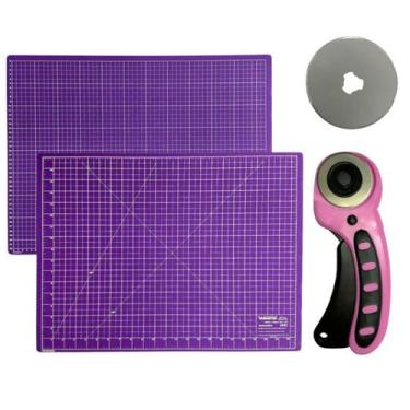 Imagem de Kit Base de Corte Apoio Para Mesa Placa A3 45x30 Cortador Disco 45mm 1