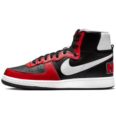 Imagem de Nike Tênis masculino Terminator High (FN4442-001, preto/vermelho universitário/branco) tamanho 40