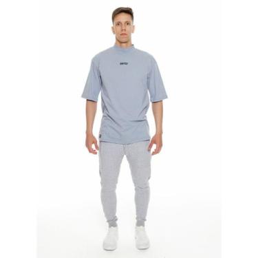 Imagem de Calça Masculina com Recortes United, Cinza, M