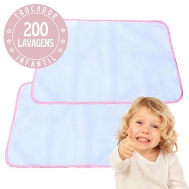 Imagem de 2 pcs Trocadores Portáteis 70x50 Bebê Absorvente Acolchoado Multiuso -