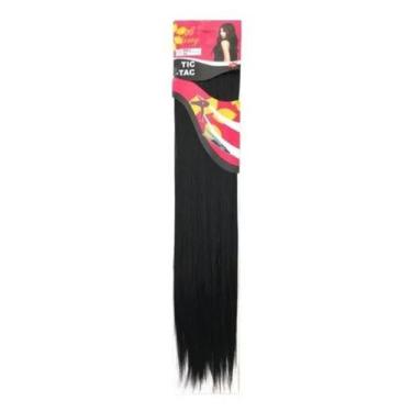 Imagem de Cabelo Alongamento Tic Tac Liso 70cm Idêntico A Humano - Gm Hair