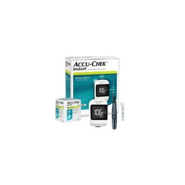 Imagem de Glucômetro Accu-Chek Instant - com 50 Tiras e 10 Lancetas