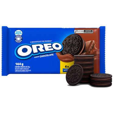 Imagem de Biscoito Oreo Recheado Chocolate 144g
