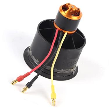 Imagem de Ventilador Canalizado RC 50 Mm, 12 Lâminas, Com Motor Sem Escova, Adequado para a Maioria Dos Aviões RC do Mercado (Sentido anti-horário 4600kv)