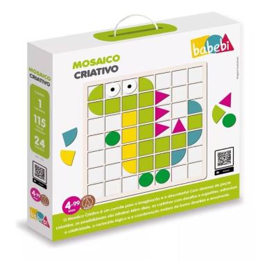 Imagem de Mosaico Criativo Brinquedo Educativo Pedagógico Babebi