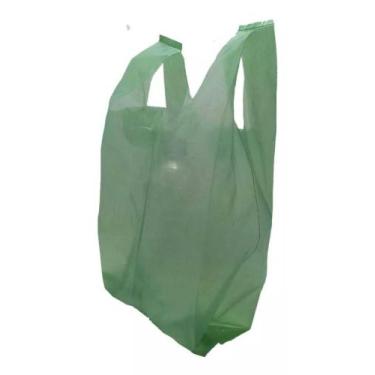 Imagem de Sacola Reciclada Verde 5KG - RENOVAPLAST, 40X50