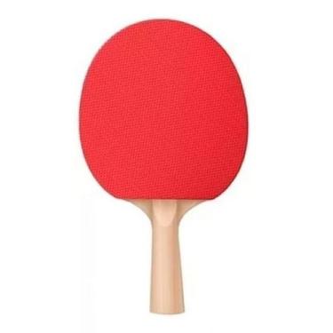 Imagem de Raquete De Ping Pong Tênis De Mesa Zona Livre Emborrachada Frente e Ve