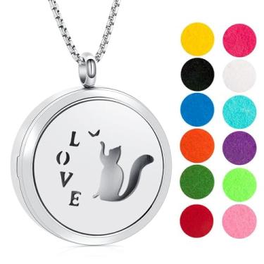 Imagem de Colar com medalhão de cremação e árvore da vida para mulheres e homens amados - joia de urna memorial, Metal