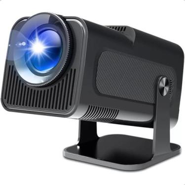 Imagem de Projetor HY320 Android 1 4K WiFi 6 Bluetooth HDMI com Controle e Pilha