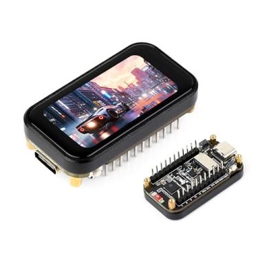 Imagem de Placa de desenvolvimento de tela sensível ao toque IPS ESP32-C6, resolução 172 x 320, cor de tela de 262 K, suporta W-i-F-i 6/BLE 5, processador RISC-V de 160 MHz, execute programas GUI sem problemas