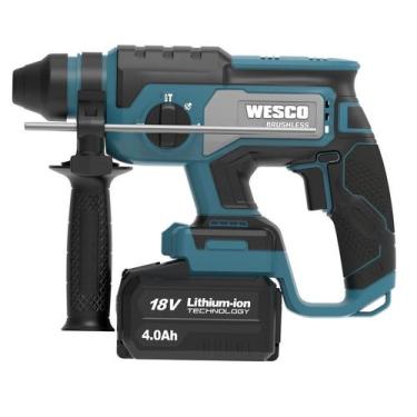 Imagem de Martelete Rompedor Perfurador Bateria 4ah 18v Wesco WS2806