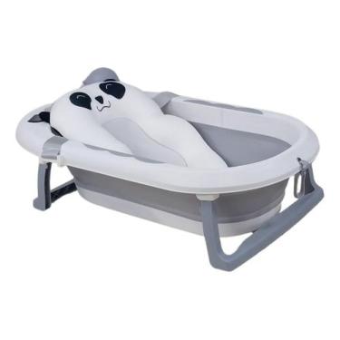 Imagem de Banheira Retrátil Dobrável Ofurô Com Termômetro E Suporte - Tibaby, Ci