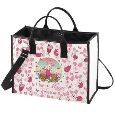 Imagem de WZMPA Bolsa tiracolo Pig Lover Gift Let The Magic Blossom Cartoon Shoulder Bag Movie Merchandise, Pig Blossom-tb, Bolsa tiracolo