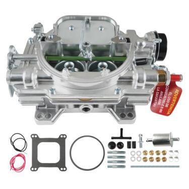 Imagem de Substituição de carburador 1409 para Performer Marine 600 CFM, furo quadrado, válvula de ar de 4 cilindros secundária com estrangulador elétrico