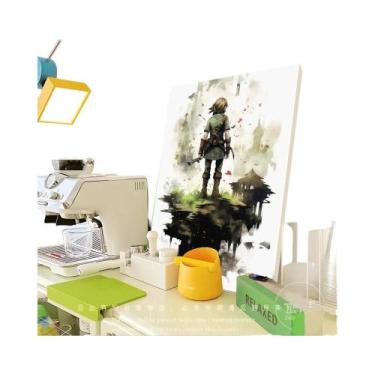 Imagem de Kawaii Zeldas Tears of the King Anime Poster DIY Adesivo Whitepaper Pa