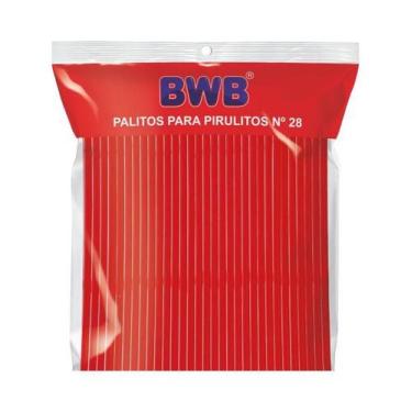 Imagem de 150 Palito para Pirulito Plástico 28cm - AAZ, Vermelho