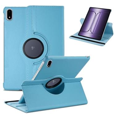 Imagem de Fhyeugfy Capa para OnePlus Pad 3,13.2 cm, capa protetora, rotação de 360 graus, capa automática de hibernar/despertar, [proteção ultrafina] [função de suporte] [antiarranhões] - azul