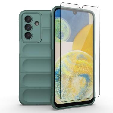 Imagem de Asuwish Capa de celular para Samsung Galaxy A26 5G com protetor de tela de vidro temperado e TPU macio, fina, à prova de choque, capa protetora de silicone acessórios A 26 26A LTE mulheres, homens