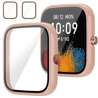 Imagem de Rc-Z Protetor De Tela Para Amazfit Gts 4 Mini Smartwatch, Pacote Com 2 Protetores Pc Rígido, Capa Protetora Completa O Rosto, Acessórios Homens E Mulheres