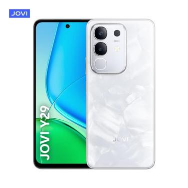 Imagem de Smartphone JOVI Y29 Marble White 4G 256GB Tela 6.68” 120Hz Android Câmera 50MP Bateria 6500mAh Desbloqueado