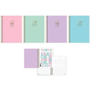 Imagem de Caderno 01X1 Capa Dura Happy 80Fls. - TILIBRA