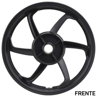 Imagem de Roda Traseira Biz 125 Preta Freio Tambor Fabreck