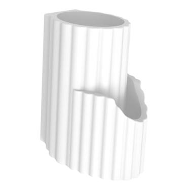 Imagem de KiBcsLic Suporte para protetor labial de carro, organizador de, acessório elegante para interior automotivo, organizador prático de automotivos, Branco