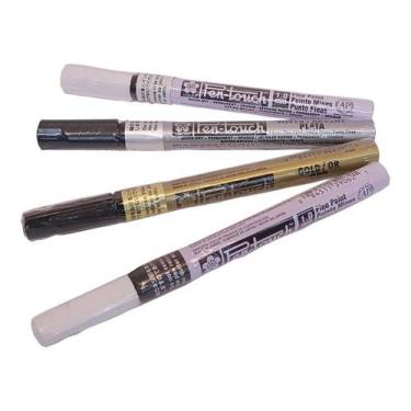 Imagem de Kit 4 Canetas Permanente Tipo Spray Pen Touch - Sakura