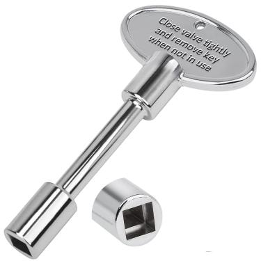 Imagem de KEESHA Chave de válvula de gás universal para lareiras a gás internas externas e fogueiras, resistente à corrosão, resistente à deformação, serve para hastes de válvula de gás de 1/10.2 cm e 5/40.6