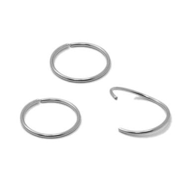 Imagem de Piercing Argola Nostril para Nariz Fininha Aço Cirúrgico - M2 Piercing