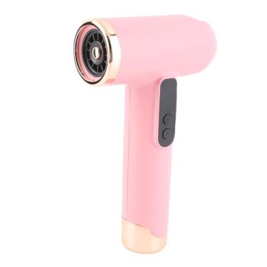 Imagem de Sanpyl Secador de Cabelo Sem Fio, 100000 Rpm Tipo C Secador de Cabelo Com Bico Magnético, 3 Velocidades e Configurações de Calor, 8H Use Tempo para o Dormitório (Rosa)