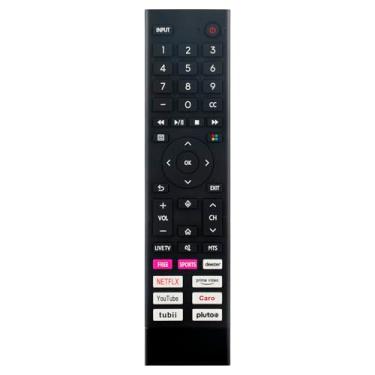 Imagem de ERF3Y80H Controle remoto de voz substituído para Hisense LED 4K UHD Smart Android TV 43A53FUV 50A53FUV 55A53FUV 65A53FUV
