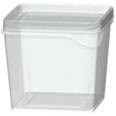 Imagem de Jogo 3 Potes Organizador Quadrado 250,450,800Ml Transparente