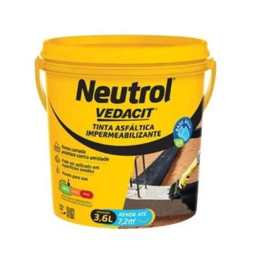 Imagem de Emulsão Asfáltica A Base De Água Neutrol Acqua 3,6l Vedacit - OTTO BAU