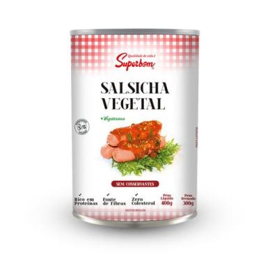 Imagem de Salsicha Vegetal 400g - Super Bom