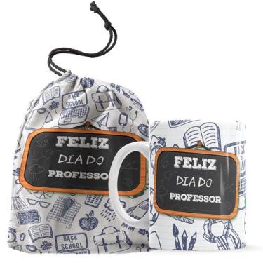 Imagem de Caneca Dia do Professor professora - Elicomics