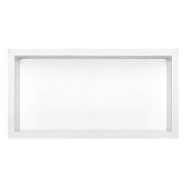 Imagem de Nicho Banheiro Porcelanato box 30x60x11 Borda De Alumínio. - Belo Nich