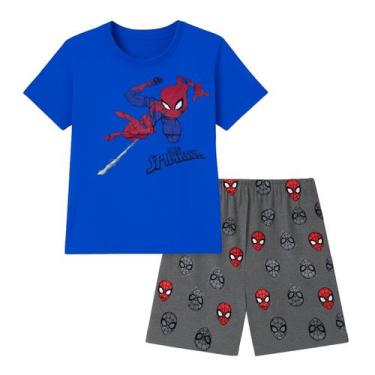 Imagem de Pijama Personagens da Disney e Marvel Juvenil, Homem-Aranha, 14