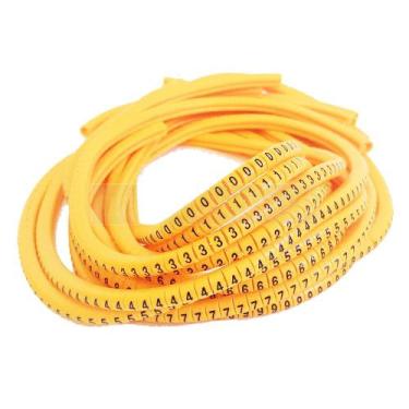 Imagem de Marcador Identificador Anilha Fios Cabos 1,5 a 2,5mm Algarismos - REIM