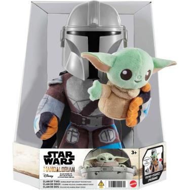 Imagem de Pelúcia Star Wars Mandalorian Baby Yoda Com Som Mattel